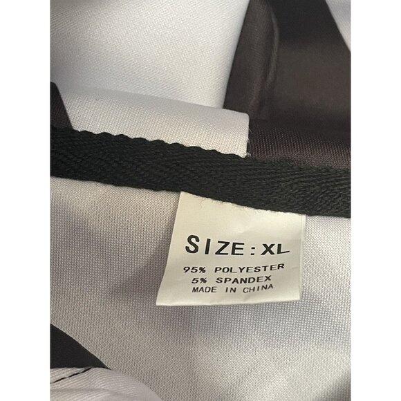 Black Grey White Swirl Hoodie Sweatshirt Psychedelic Geometric Skater New XL - Picture 9 of 9